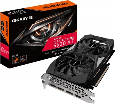 Видеокарта PCI-E GIGABYTE Radeon RX 5500 XT