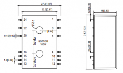 Преобразователь AC-DC сетевой Mean Well IRM-01-5