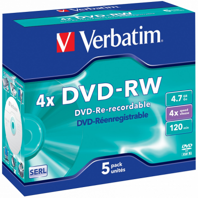 Диск DVD-RW Verbatim 43285