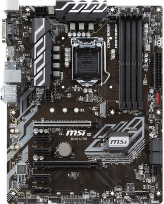 Материнская плата ATX MSI B360-A PRO