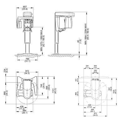 Томограф NewTom, 2D/3D GO 10x10
