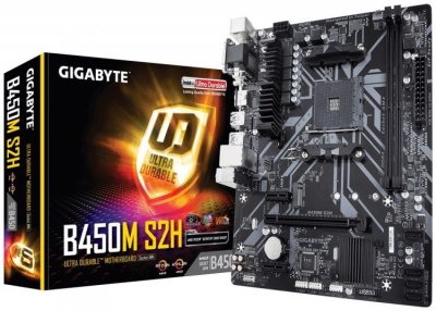 Материнская плата mATX GIGABYTE B450M S2H