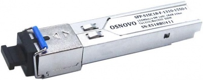 Модуль SFP OSNOVO SFP-S1SC18-F-1310-1550-I