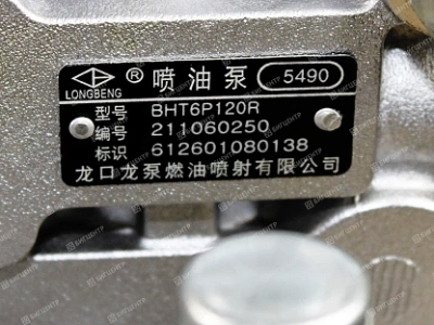 Топливный насос высокого давления BP5490 двигателя Weichai WD615, 612601080138