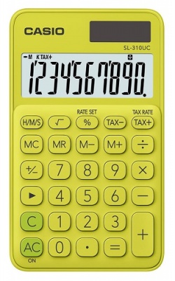 Калькулятор карманный Casio SL-310UC-YG-S-EC
