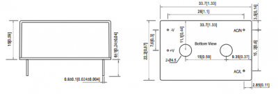 Преобразователь AC-DC сетевой Mean Well IRM-01-5