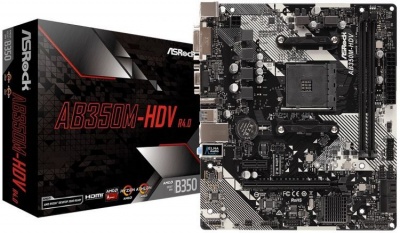 Материнская плата mATX ASRock AB350M-HDV R4.0