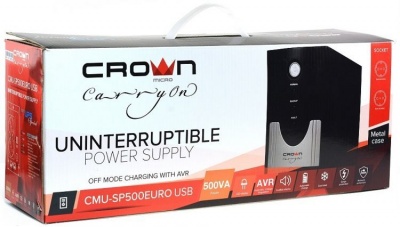 Источник бесперебойного питания Crown CMU-SP500EURO USB