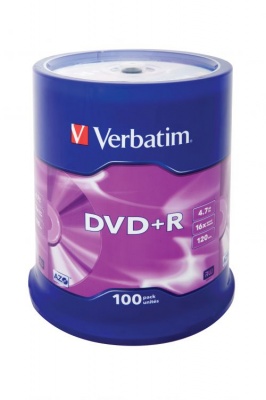 Диск DVD+R Verbatim 43551