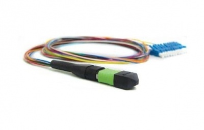 Кабель волоконно-оптический 50/125, 12 волокон Hyperline FH-B9-503-MTPM12/PR-12LC/PR-1M-LSZH