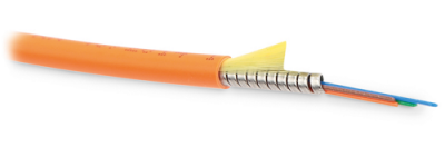 Кабель волоконно-оптический Hyperline FO-DF-IN-50-4-LSZH-OR