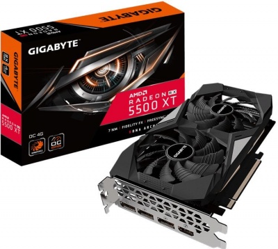 Видеокарта PCI-E GIGABYTE Radeon RX 5500 XT