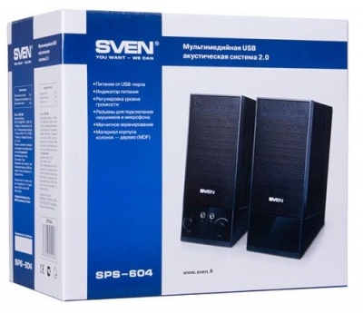 Компьютерная акустика 2.0 Sven SPS-604