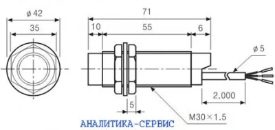 Датчик CR30-15DP, CR30-15DP