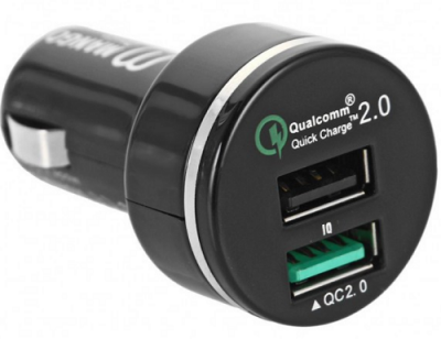 Зарядное устройство автомобильное Mango Quick ChargeA