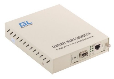 Медиа-конвертер GIGALINK GL-MC-UTPG-SFPG-FM