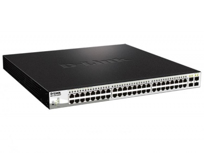 Коммутатор PoE D-link DGS-1210-52MPP/E1A