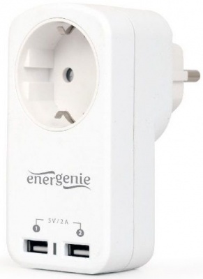 Фильтр-розетка Energenie EG-ACU2-01-W