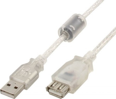 Кабель интерфейсный USB 2.0 удлинитель Cablexpert AM-AF