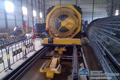 Станок для изготовления каркасов колонн, SGH15-12