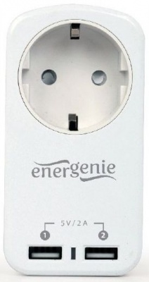 Фильтр-розетка Energenie EG-ACU2-01-W