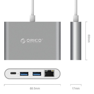 Концентратор USB 3.0 Orico RCR2A-SG