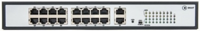 Коммутатор неуправляемый Бастион SKAT PoE-16E-2G