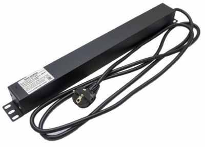 Блок розеток 19, 8 розеток Hyperline SHE19-8IEC-S-2.5EU