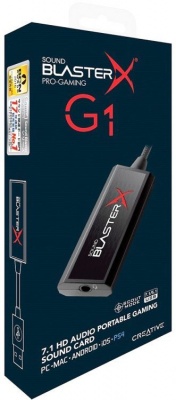 Звуковая карта USB 3.0 Creative Sound BlasterX G1