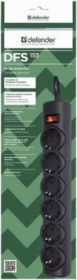 Сетевой фильтр Defender DFS 155