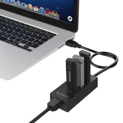 Концентратор USB 3.0 Orico HR01-U3-BK