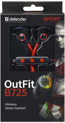 Наушники беспроводные Defender OutFit B725