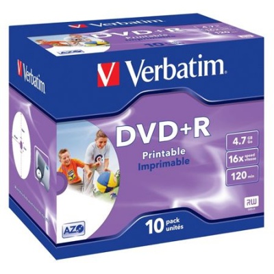 Диск DVD+R Verbatim 43508