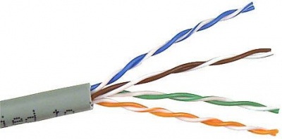 Кабель витая пара UTP 5e кат. 4 пары TWT TWT-5EUTP-XS