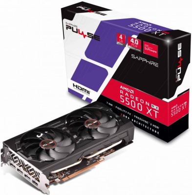 Видеокарта PCI-E Sapphire Radeon RX 5500 XT