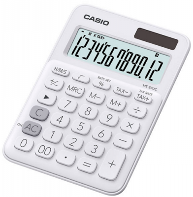 Калькулятор настольный Casio MS-20UC-WE-S-EC