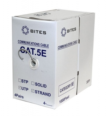 Кабель витая пара UTP 5e кат. 4 пары 5bites UT5725-305A