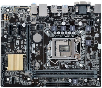 Материнская плата mATX ASUS H110M-K