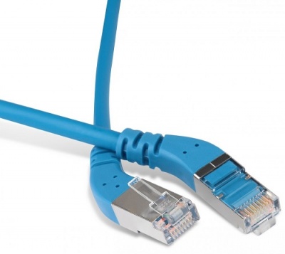 Кабель патч-корд Hyperline PC-APM-STP-RJ45/L45-RJ45/L45-C5e-3M-LSZH-BL