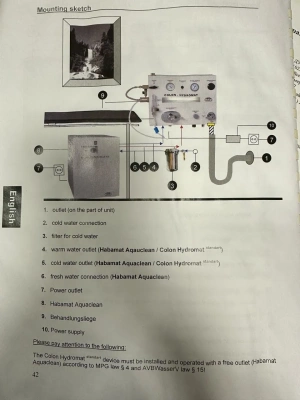 Аппарат колонгидротерапии, STANDART HABAMAT AQUACLEAN