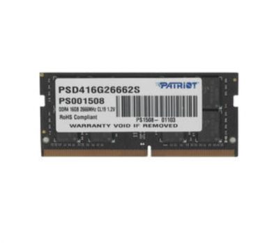 Модуль памяти SODIMM DDR4 16GB Patriot PSD416G26662S