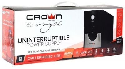 Источник бесперебойного питания Crown CMU-SP500IEC USB