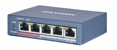 Коммутатор PoE HIKVISION DS-3E0105P-E(B)