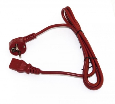 Кабель питания Hyperline PWC-IEC13-SHM-5.0-RD