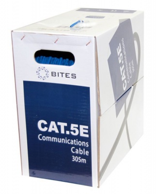 Кабель витая пара UTP 5e кат. 4 пары 5bites US5505-305A-BL