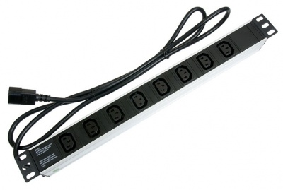 Блок розеток 19, 8 розеток Cabeus PDU-8I-2IEC