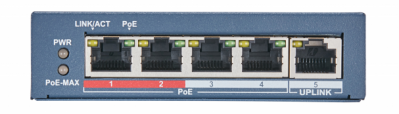 Коммутатор PoE HIKVISION DS-3E0105P-E(B)