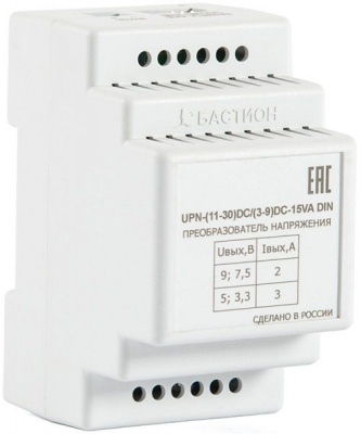 Преобразователь напряжения Бастион UPN-(11-30) DC/(3-9) DC-15VA DIN