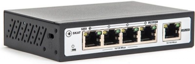 Коммутатор неуправляемый Бастион SKAT PoE-4E-1E
