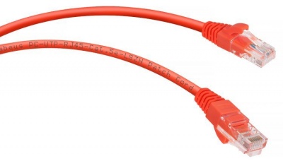 Кабель патч-корд UTP 5e кат. 3м. Cabeus PC-UTP-RJ45-Cat.5e-3m-RD-LSZH